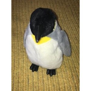 Kellytoy emperor penguin beanie plush 10” stuffed animal
